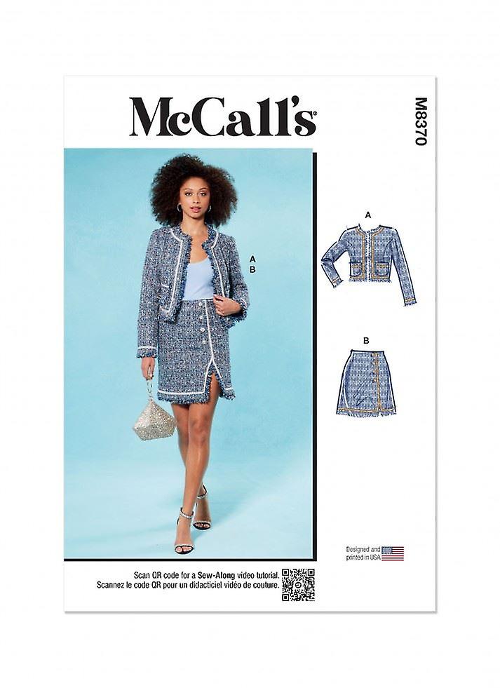 McCalls Paper Sewing Pattern 8370