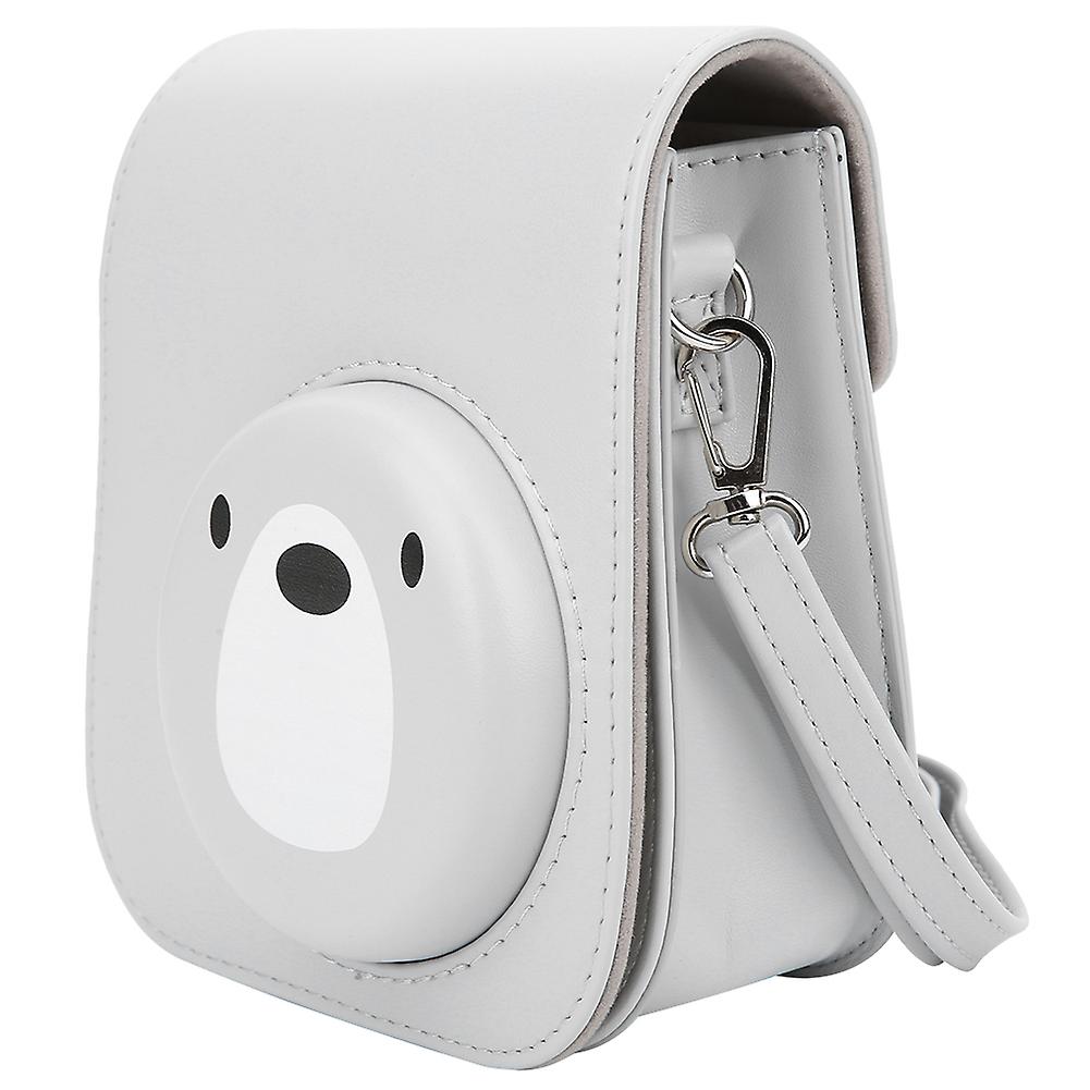 Stylish PU Camera Shoulder Bag for Instant Camera Mini 11 - Adjustable Strap & Durable Design