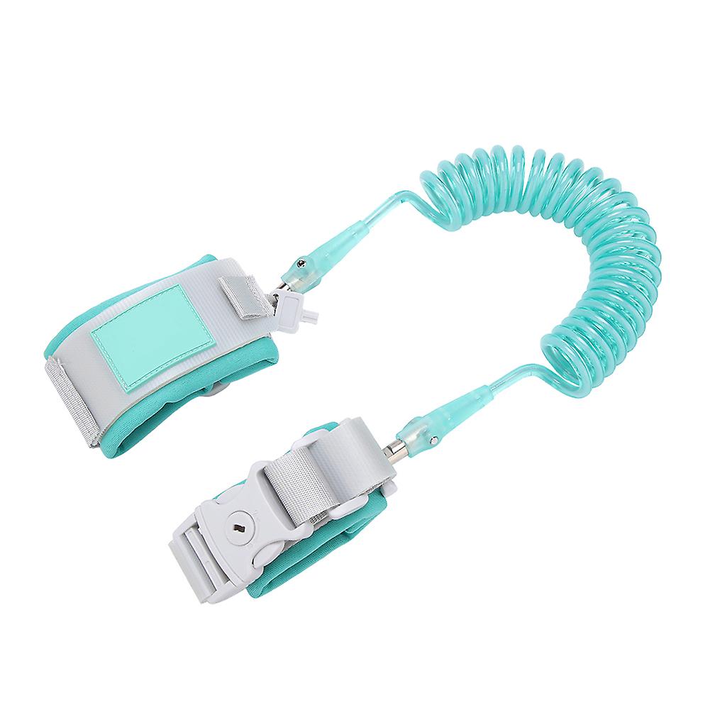 2m Baby and Child Anti-Lost Leash with Safety Key Lock, Child and Toddler Harness, Green
