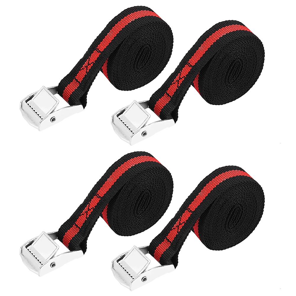 Reliable Lashing: 4Pcs 8ft Car Cargo Strap