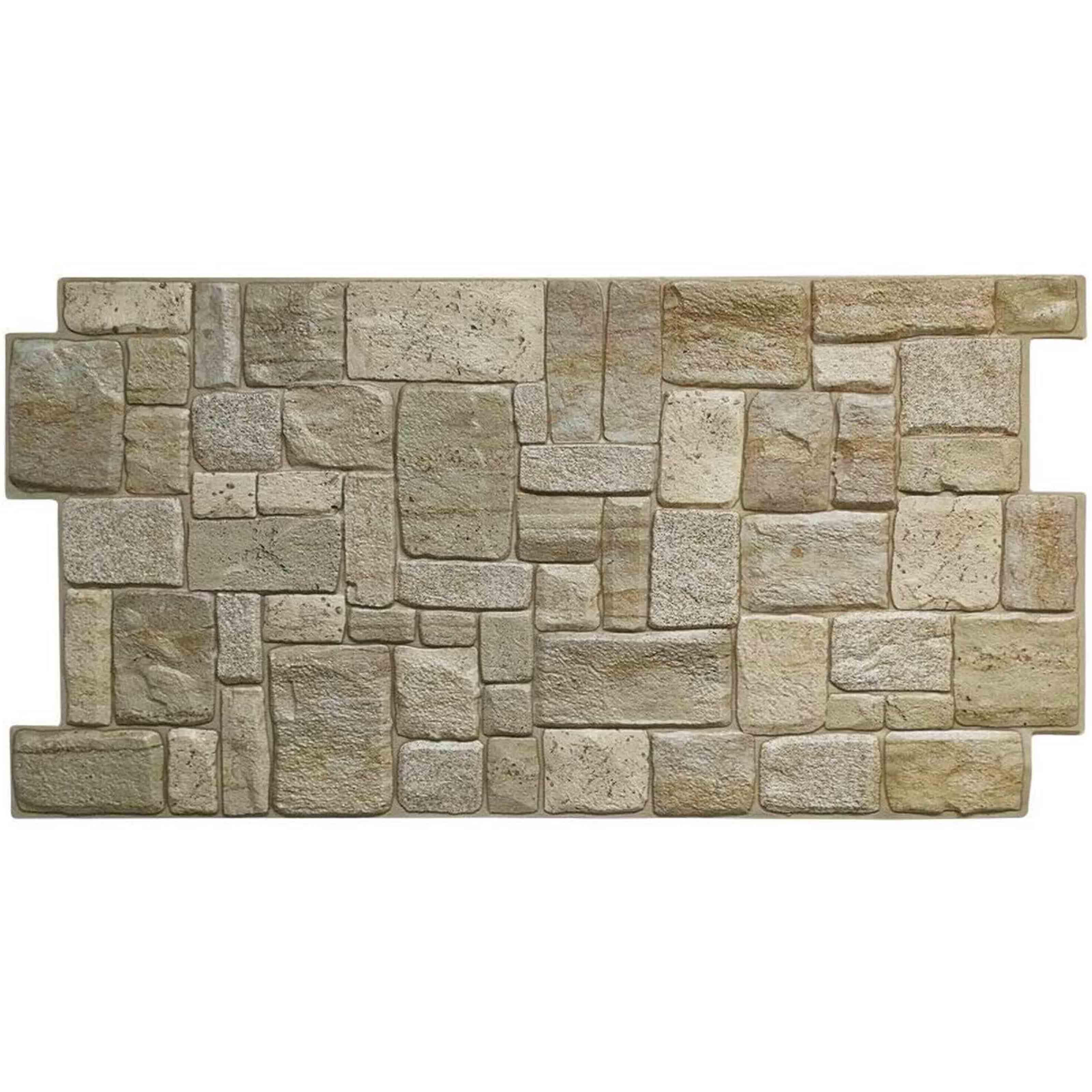 Realistic And Insulating Natural Stone Effect Pvc Wall Cladding 3D Panels.