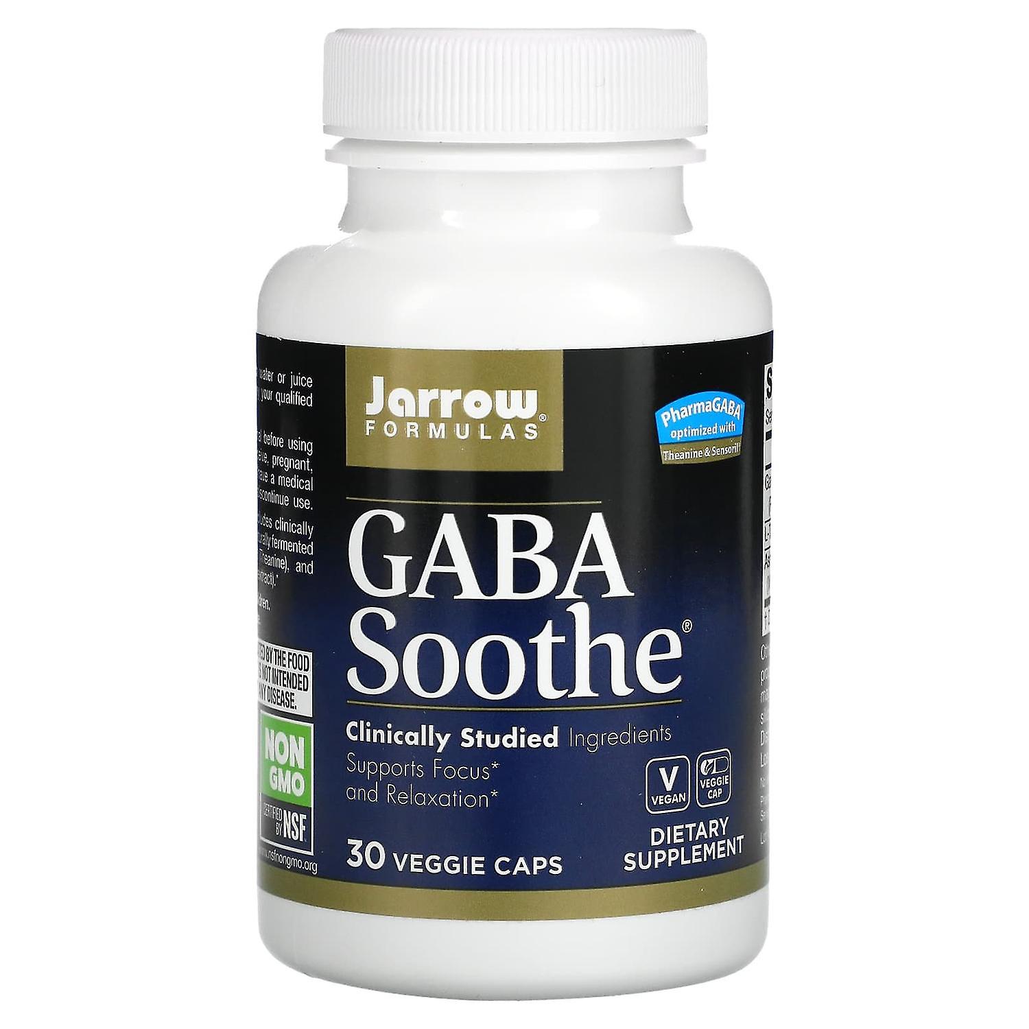 Jarrow Formulas, GABA Soothe, 30 Veggie Caps