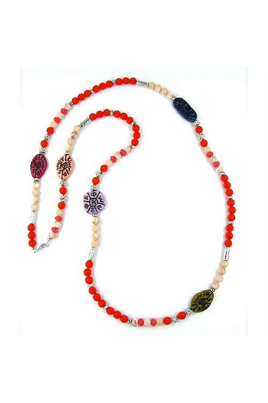 Necklace Chinese Sign Multi-colour 105cm - Gl00890