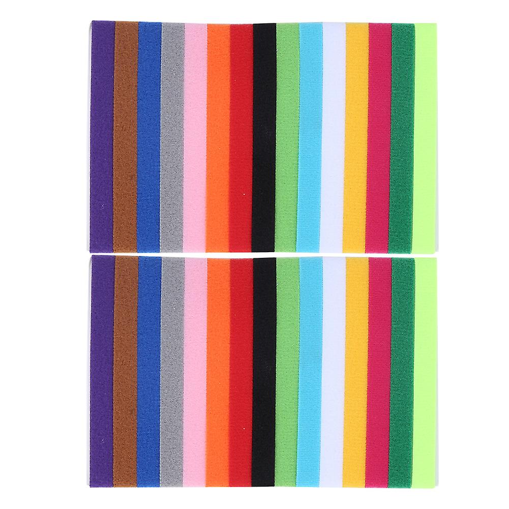 (30Pcs/2Bag) Hook and Loop Tape Fastener Reusable Straps Adjustable Collar Wire Organiser