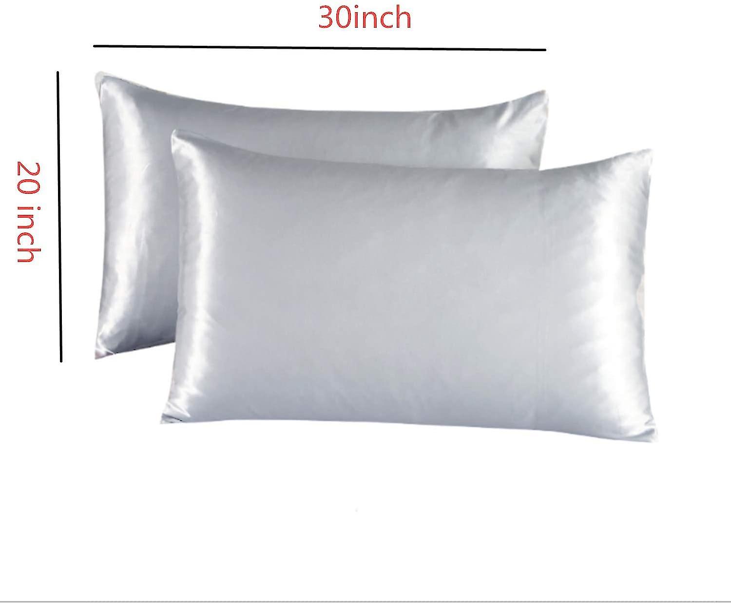 2-pack Satin Pillowcase, Microfiber Smooth Pillowcases