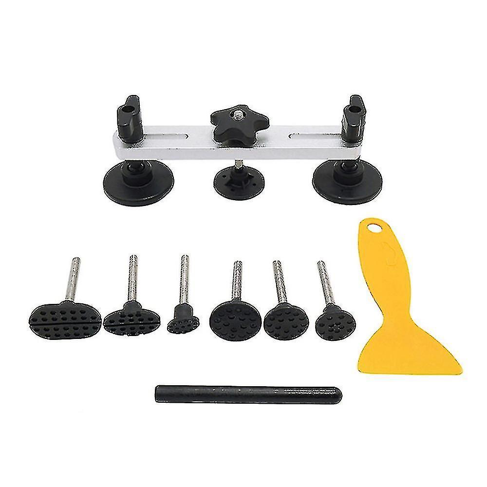 Dent Puller Set- Paintless Dent Removal Repair Tool with 6 Glue Pullers