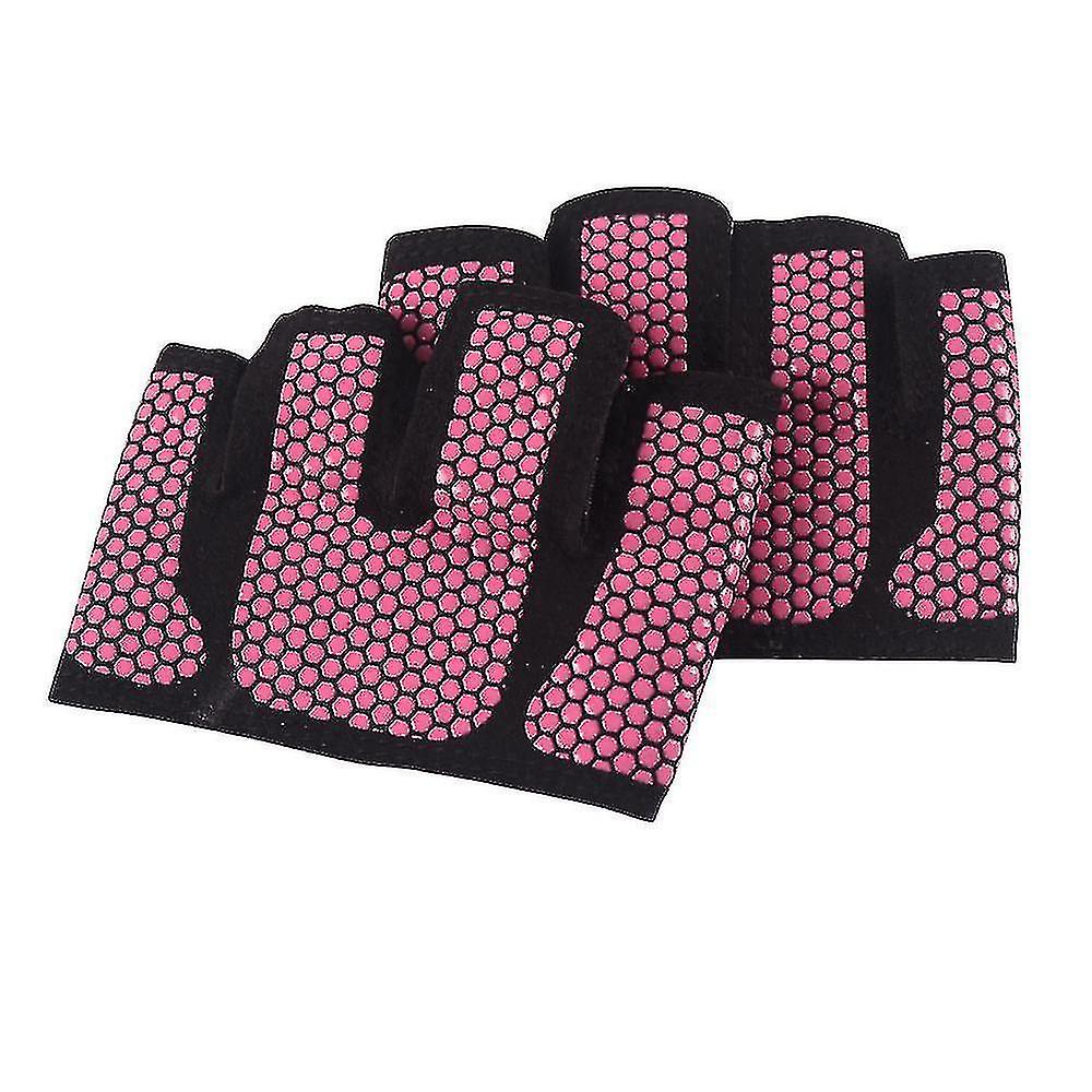 1 Pair Gym Gloves Non Slip Half Finger Gloves Fitness Weightlifting Sports Palm Protector