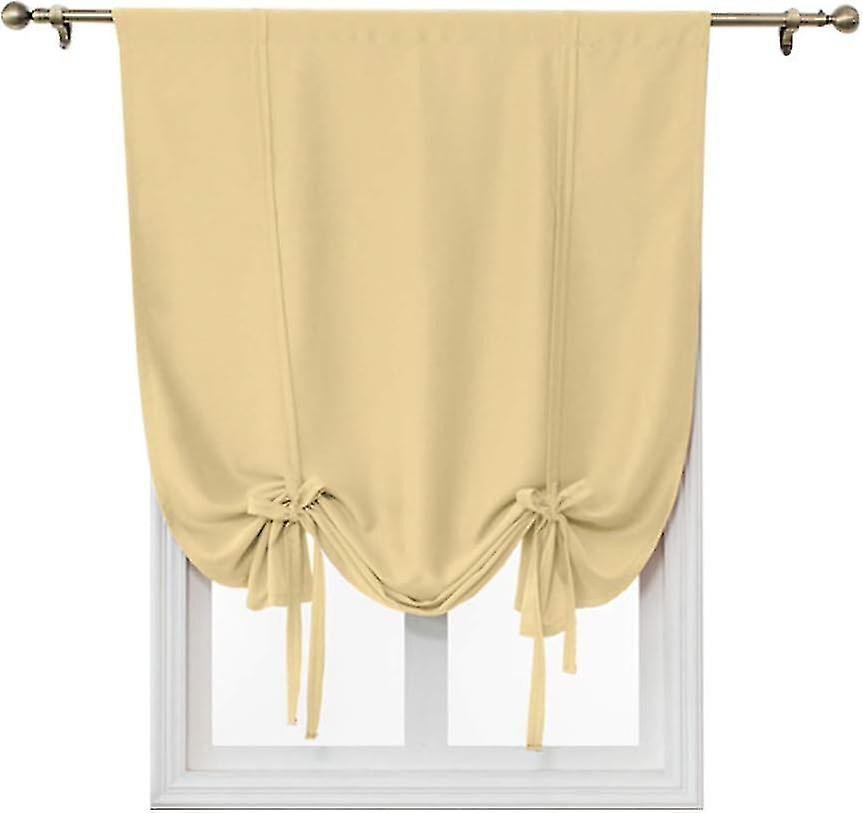 Blackout Curtain,Rod Pocket Thermal Insulated Room Darkening Shade for Window,60x120cm