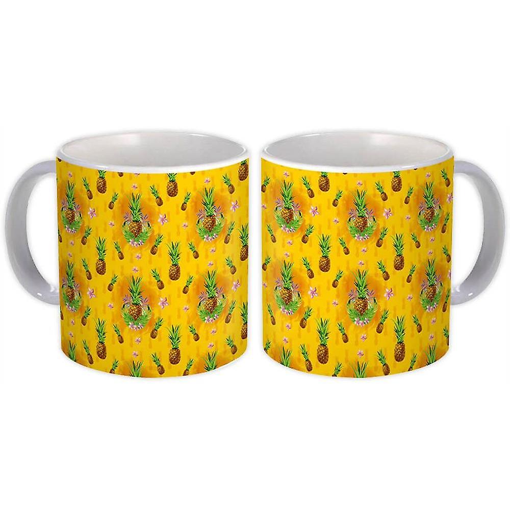 Gift Mug: Tropical Pineapple Fruits