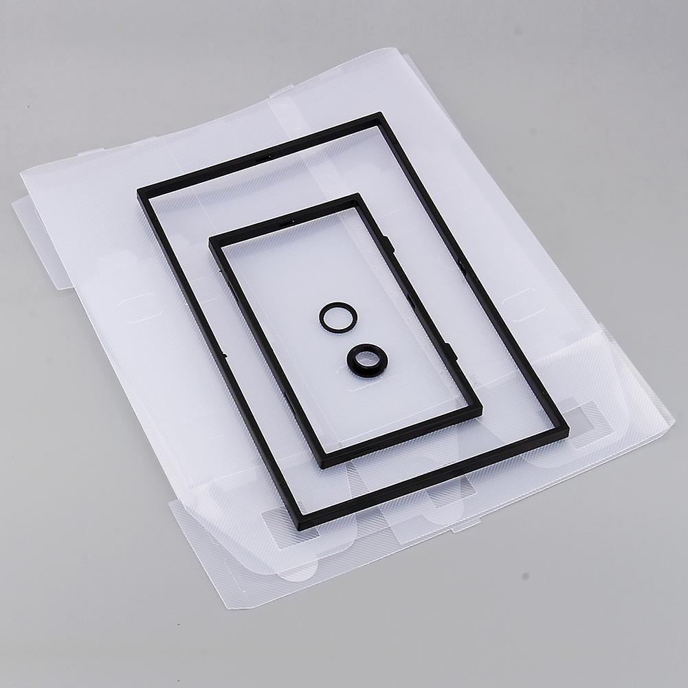 Storage Boxes Foldable Shoe Box Organizer, Shoe Storage Bag Box Double Plastic Black