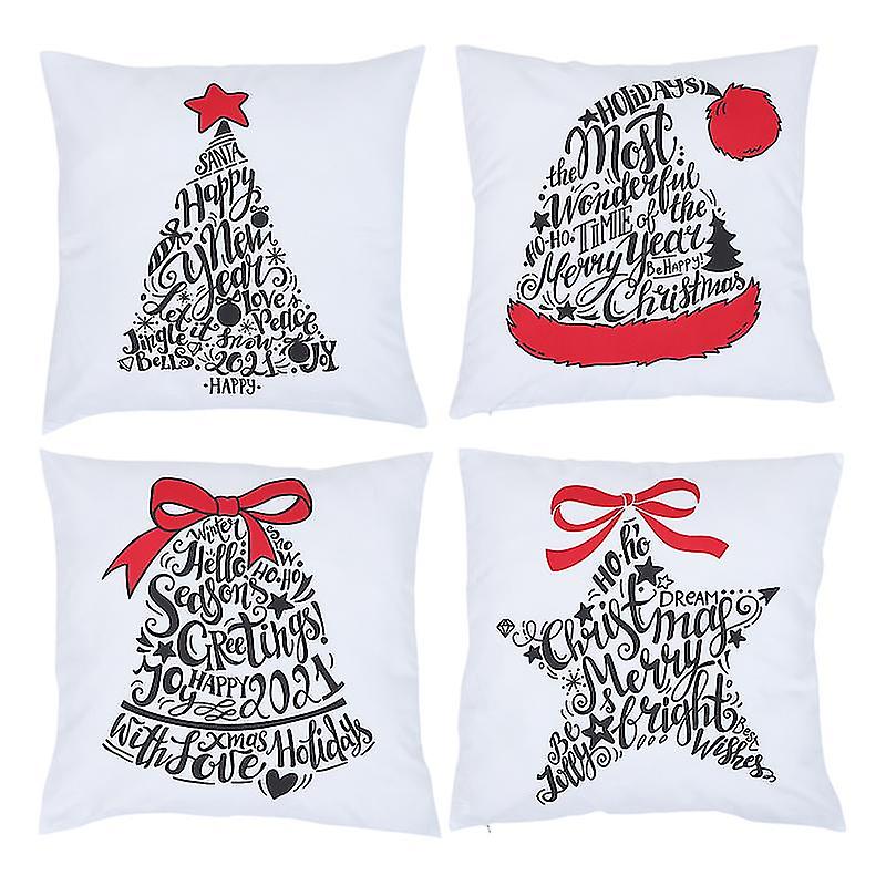 4pcs Christmas Pillowcase