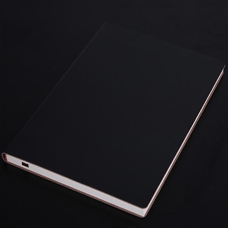 Notebook Student Notepad Diary Book B5 Plain Weave Black