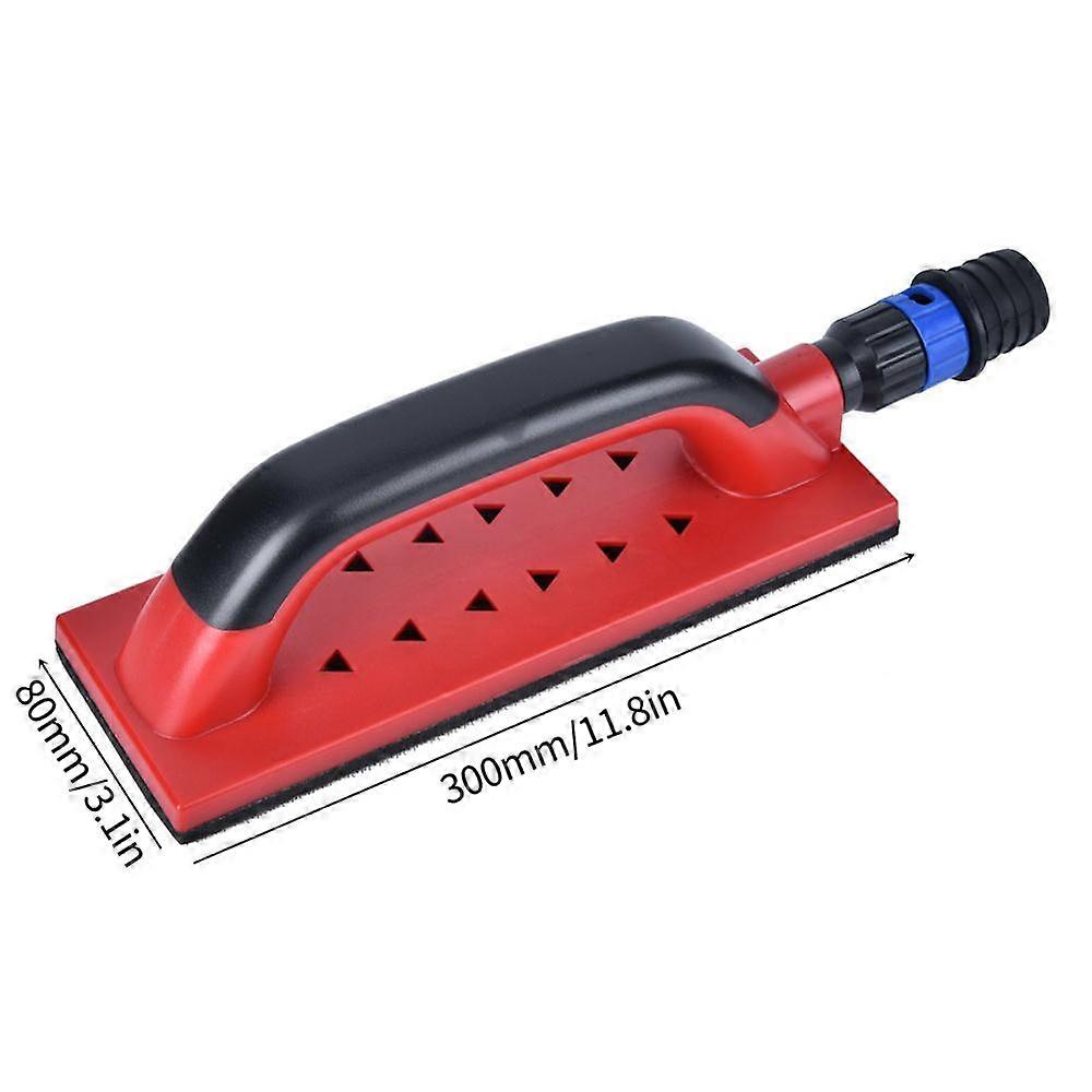 1pcs Hand Sanding Block Square Dust Extraction Grinding Polishing Sponge Block Dust Free Automobile Maintenance Polishing Tool