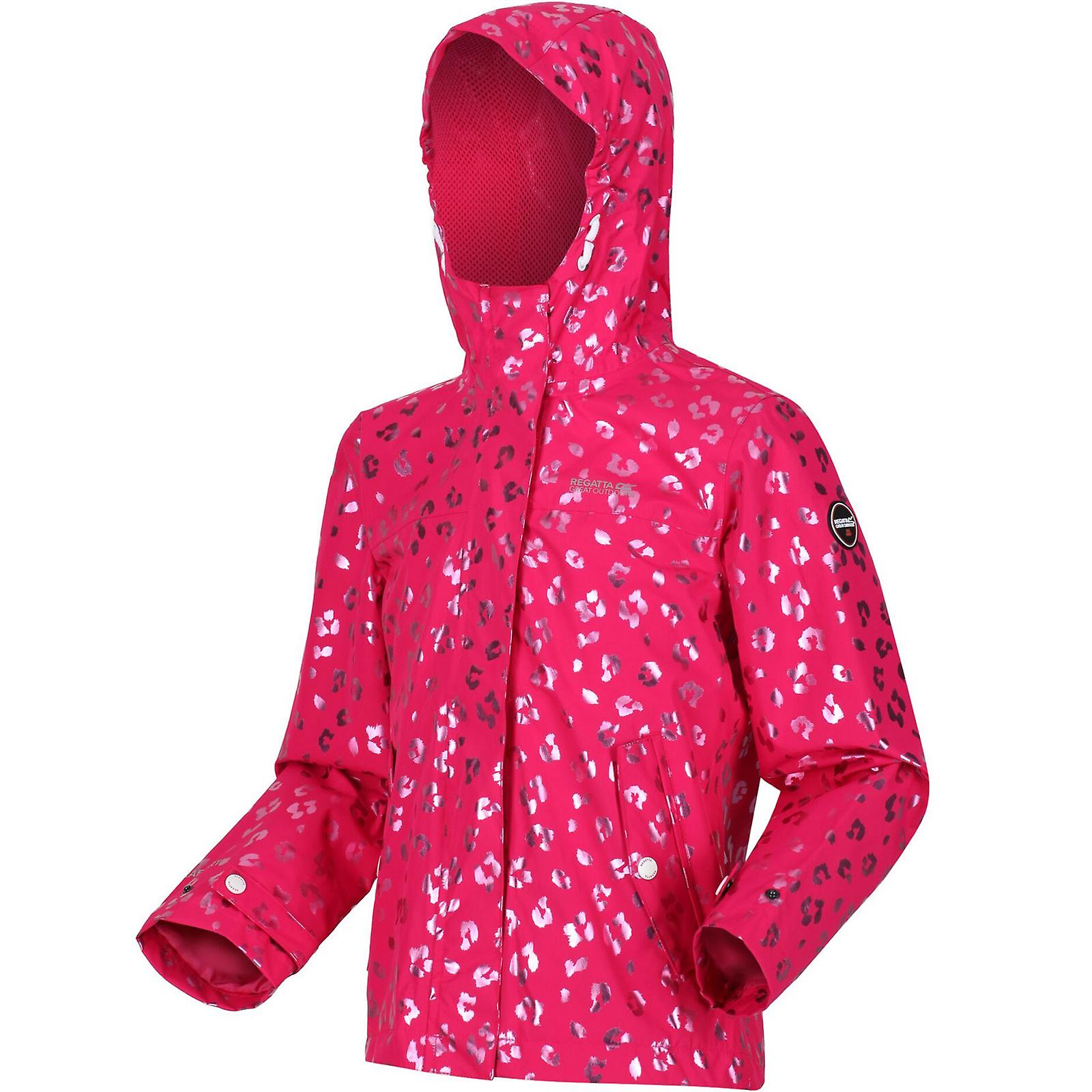 Hooded Jacket Regatta Bibiana Waterproof Jacket Regatta Kids
