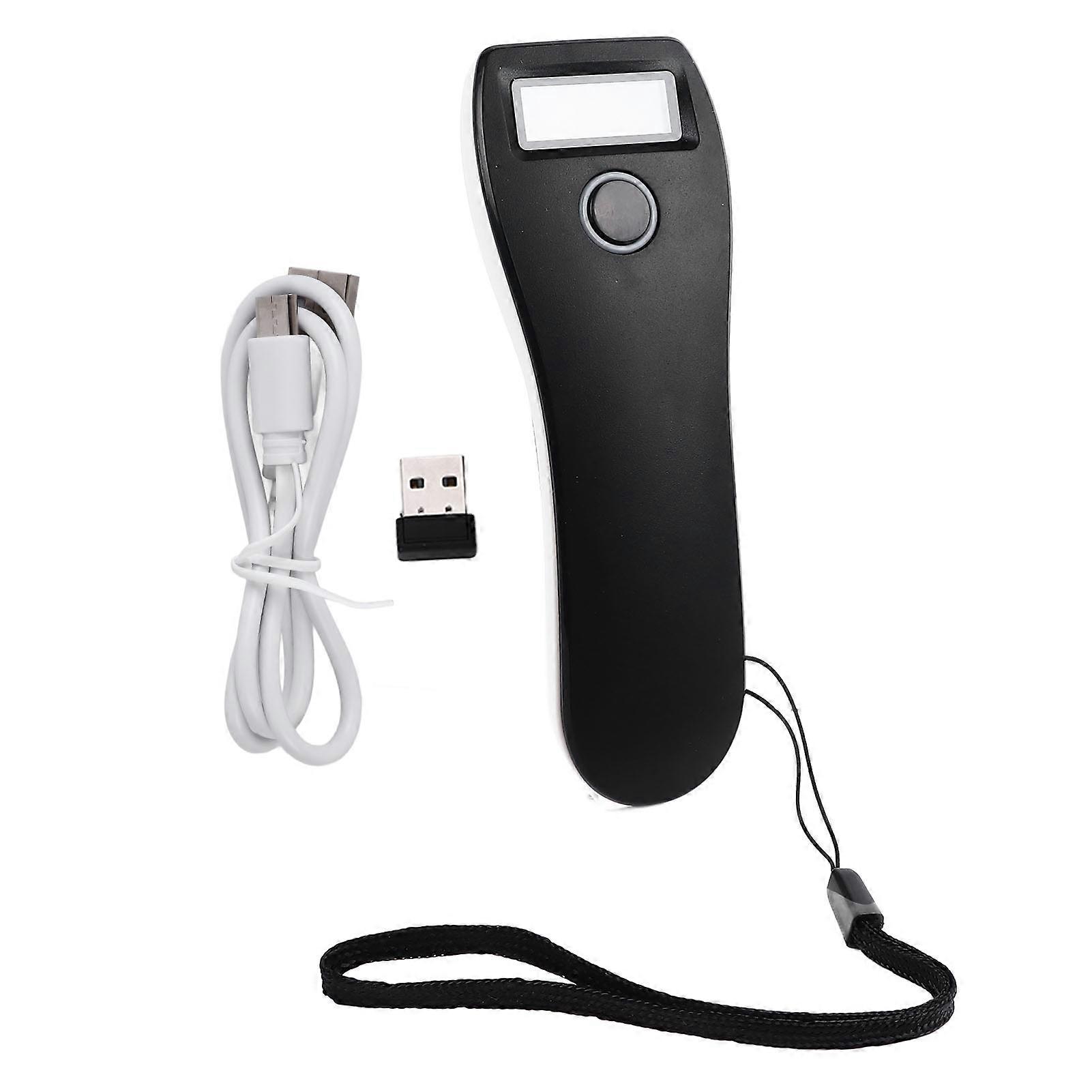 Cordless QR Code Scanner Portable Mini Barcode Reader Wireless Bluetooth Image Reader for Express Logistics