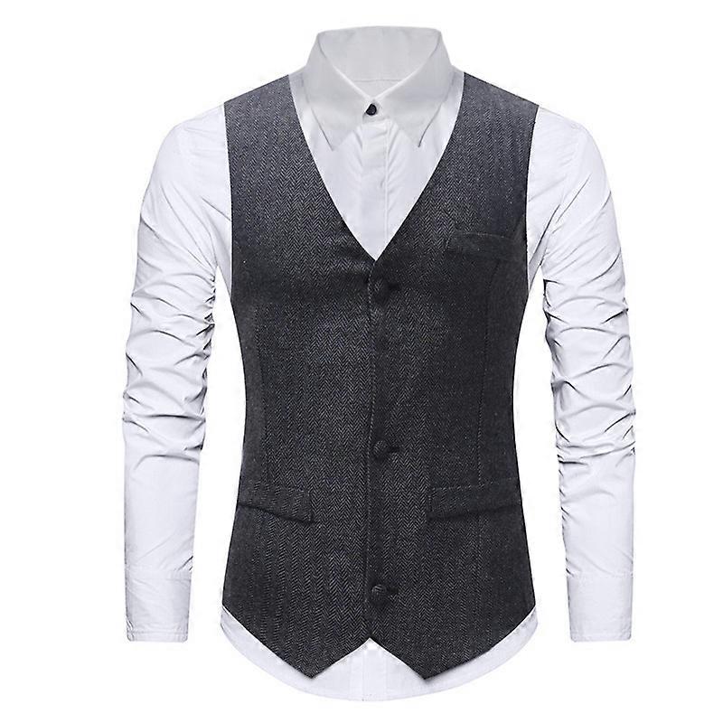 Men's Casual Vest Elegant Suit