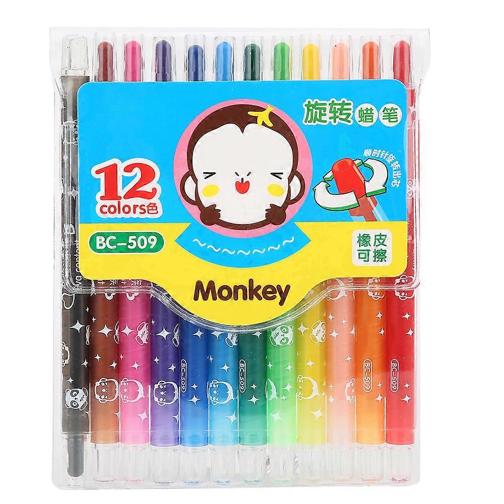 أقلام تلوين قابلة للمسح لوحة أقلام تلوين مجموعة مستلزمات فنية للأطفال طالب مبتدئ12 لون