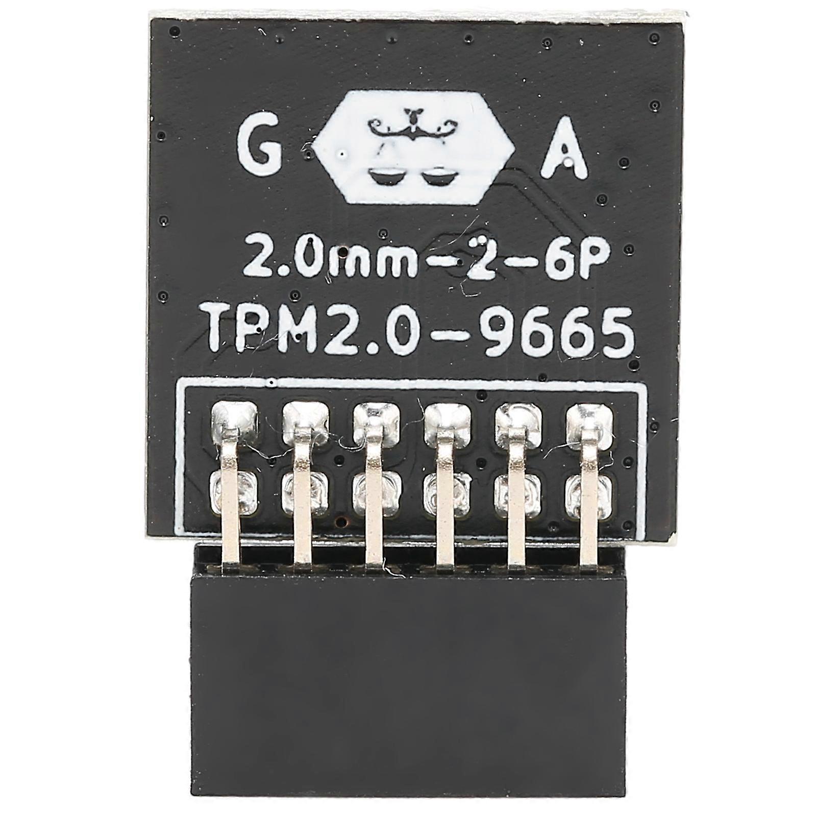 LPC 12PIN TPM 2.0 Encryption Security Module High Security Practical Encryption Security Module for Computer for GIGABYTE