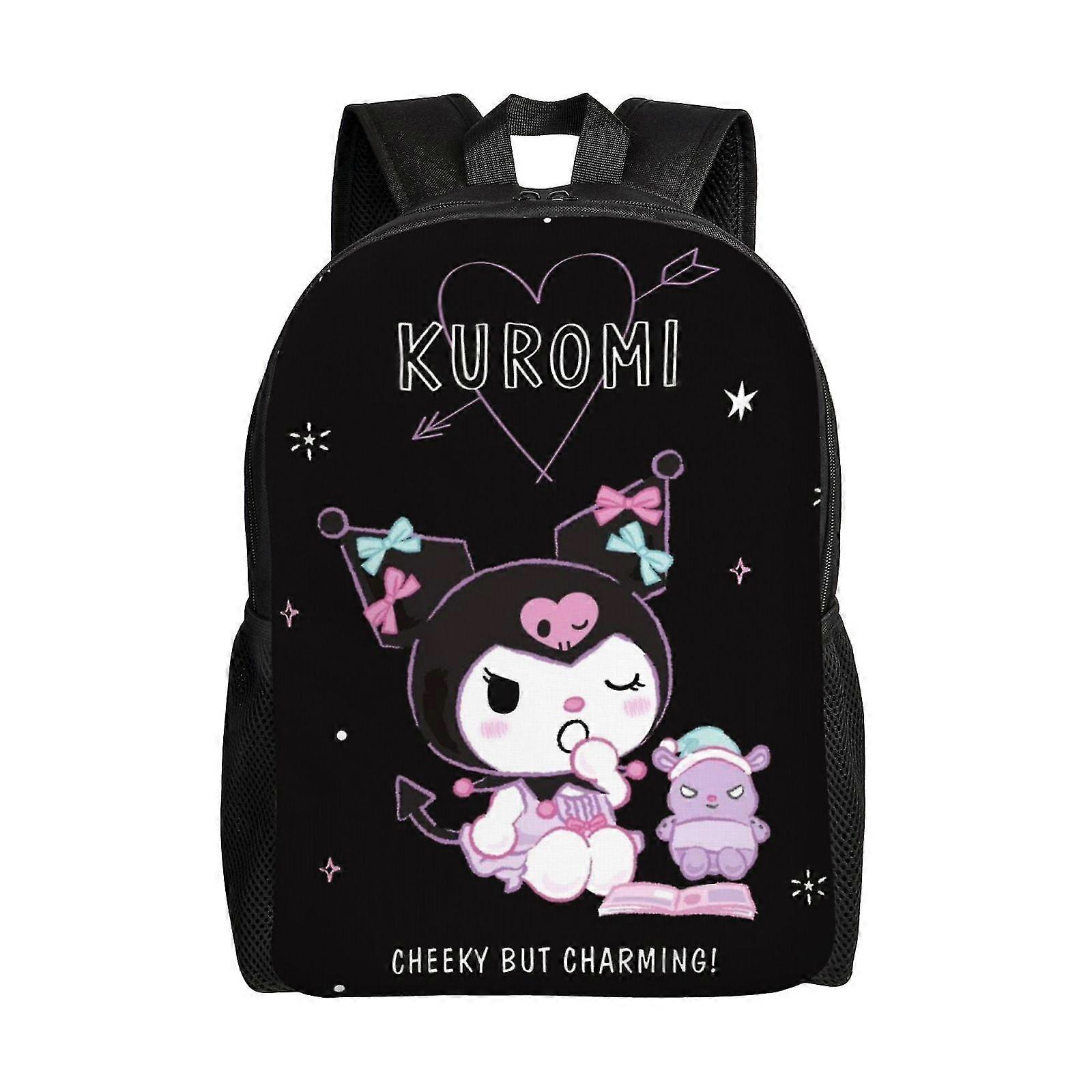 حقائب ظهر كورومي للبنين والبنات ، حقائب كمبيوتر محمول كرتونية حقيبة ظهر خفيفة الوزن متينة حقيبة مدرسية للمراهقين حقيبة كتب المدرسة المتوسطة الابتدائية-SYS819