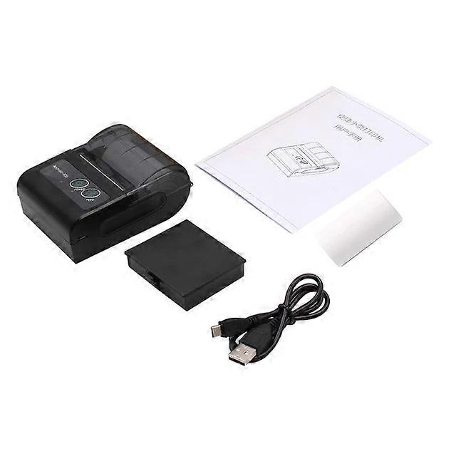 58Mm Mini Portable Thermal Wireless Label & Receipt Printer - Shipping/express, Usb & Bt Connectivity, Supports Esc/pos Command