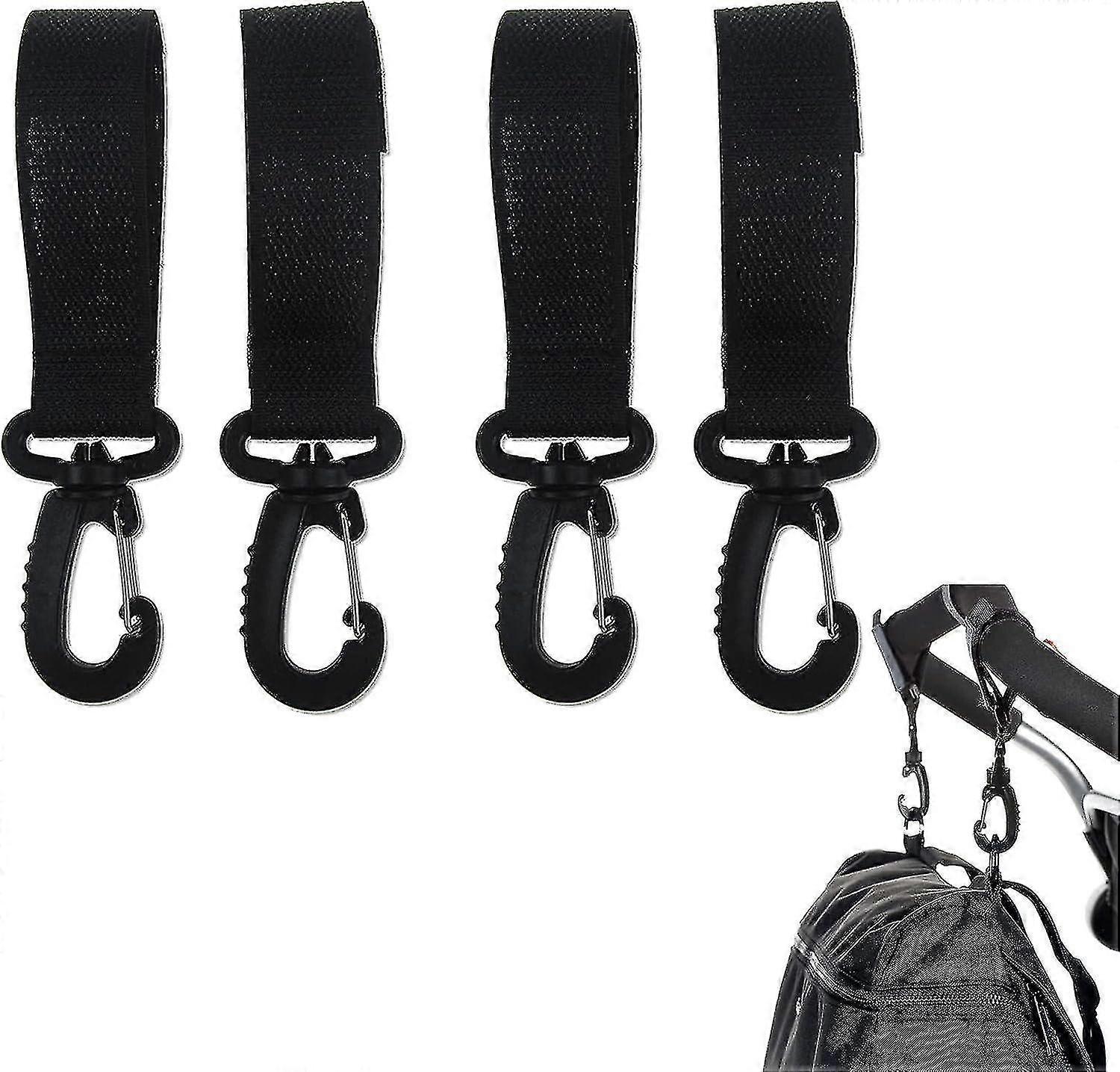 4 pcs Stroller Hooks, Stroller Hook, Universal Stroller Hook, Universal Stroller Hooks, Stroller Bag-Yvan