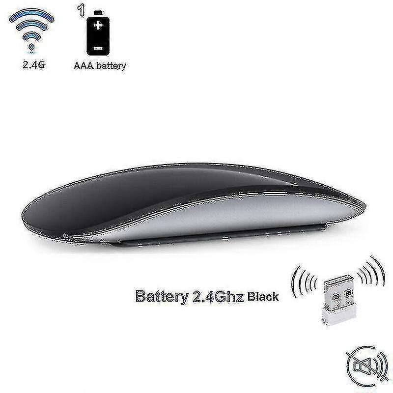 بلوتوث لاسلكي ماجيك ماوس 2 صامت قابل لإعادة الشحن ليزر كمبيوتر ماوس نحيف 2.4 جرام مريح للكمبيوتر