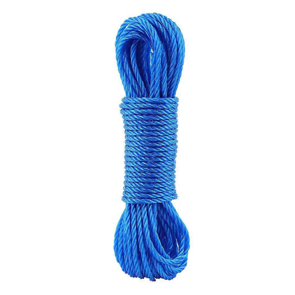 10m Gardening Garden Rope Nylon Rope Climbing Rope Traction Rope Tying Rope(Blue)