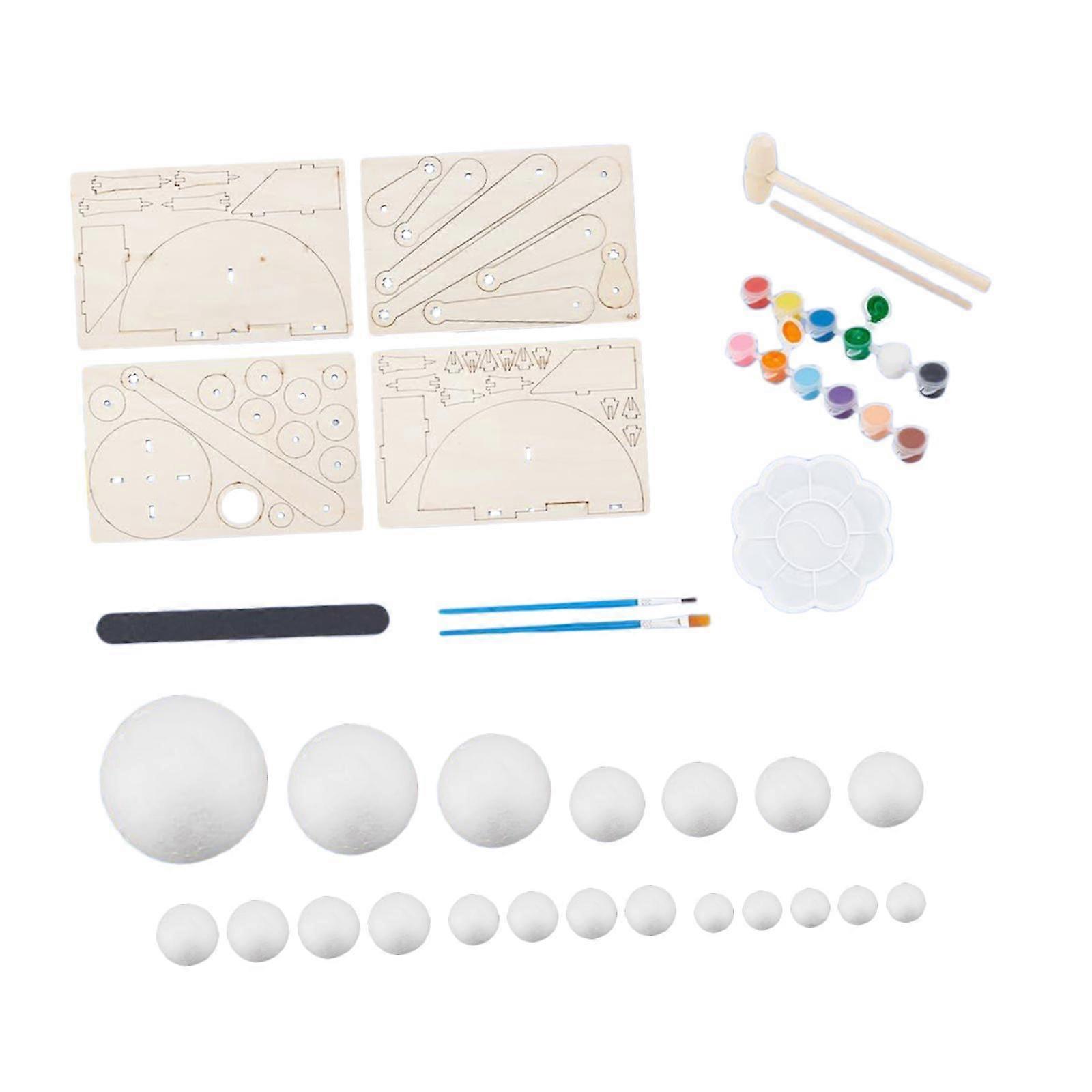 Solar System Model Set DIY Toys for Early Development Children Enlightenment