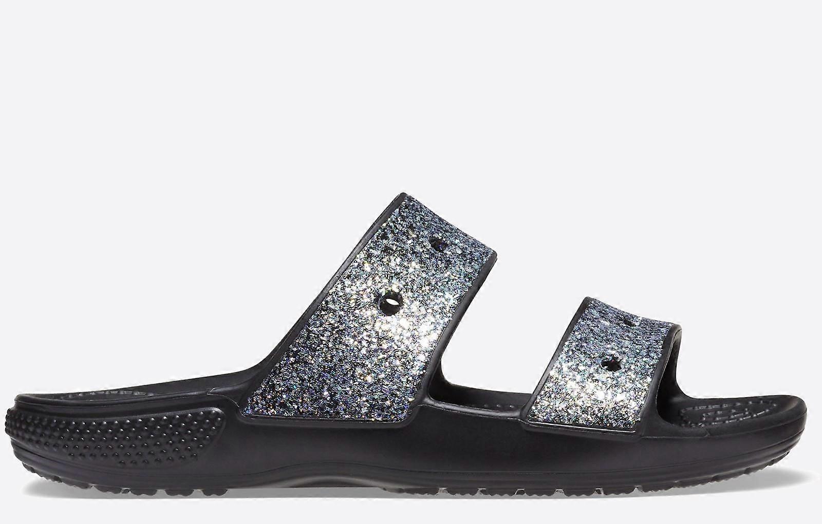 Crocs Classic Glitter Sandal Junior Black / Multi