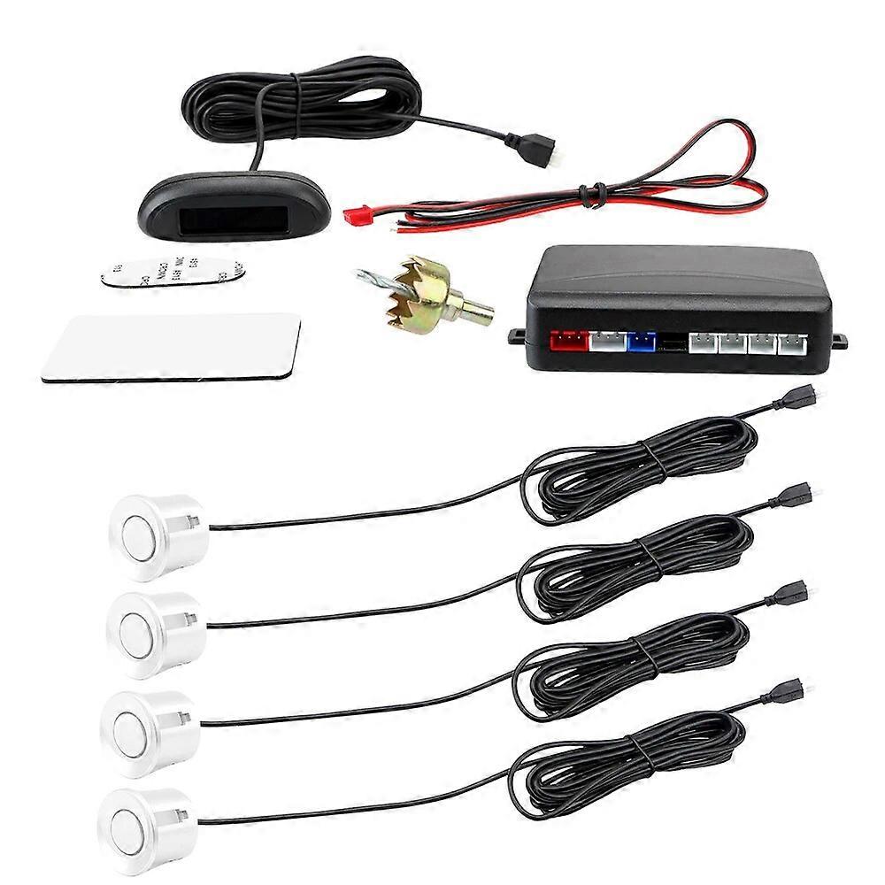 Parking Sensor System 12V DC Car Automatic Parktronic LCD Cars Parking Sensor Car Reversing Radar Buzzer Detector System