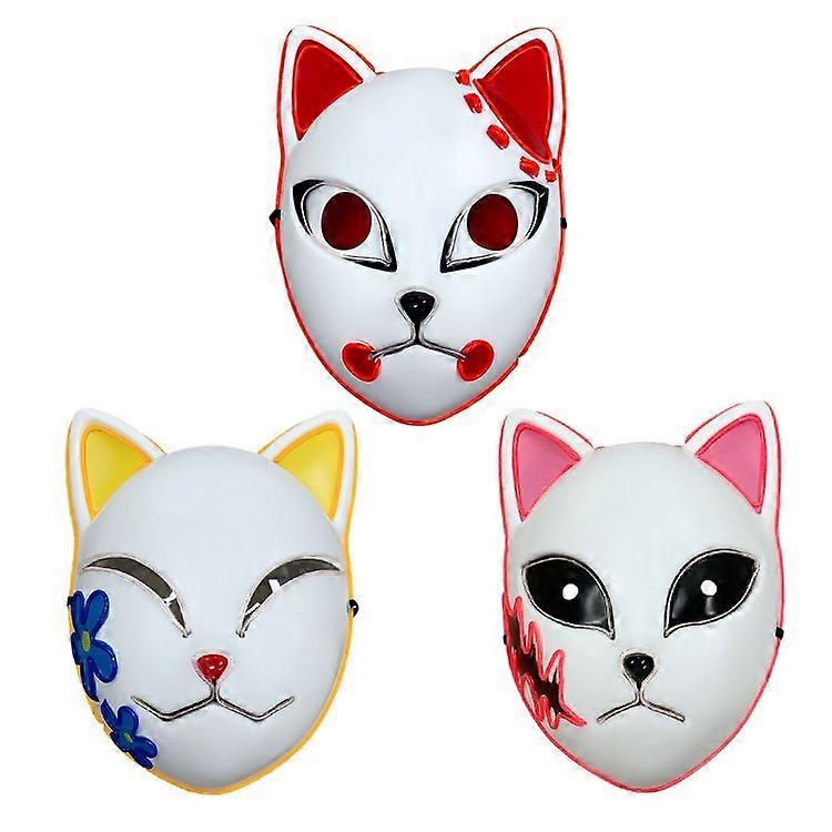 Set 3 masti Halloween, ABS, Multicolor