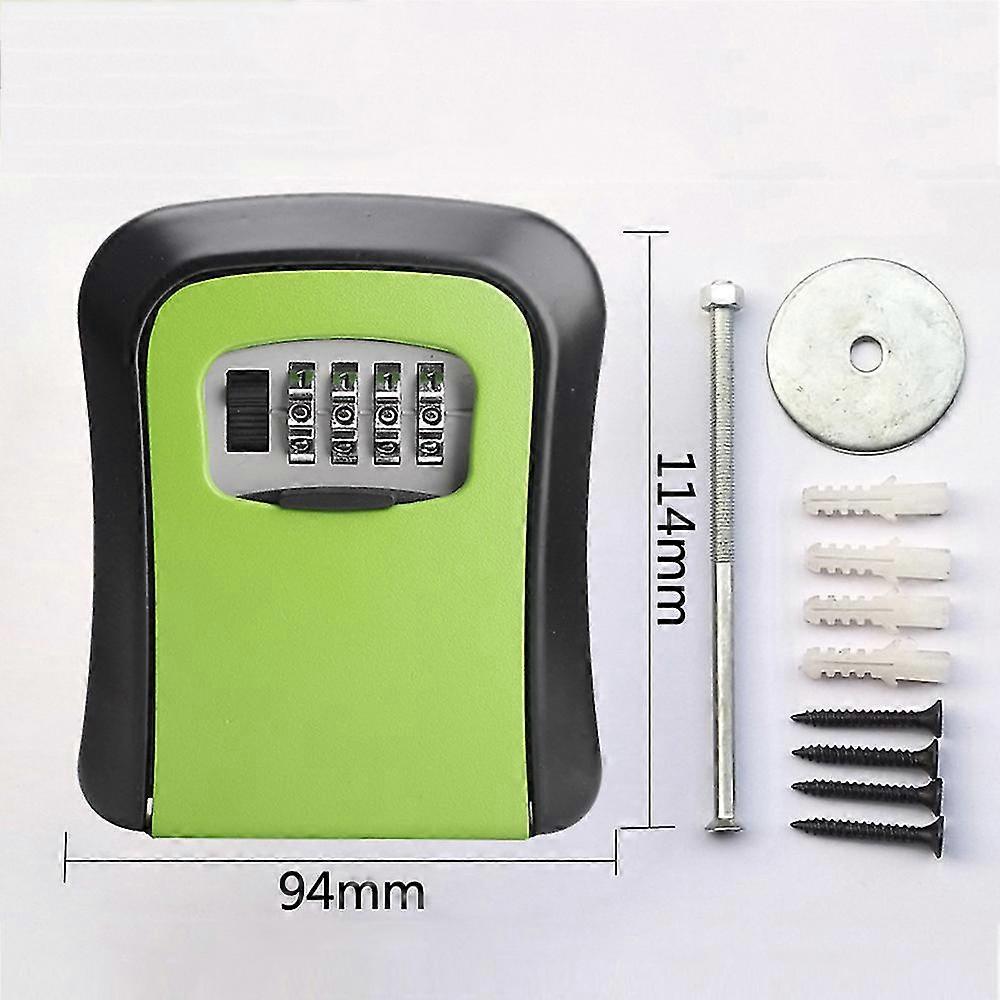Key Storage Lock Box Safe Security Storage Combination Wall Mount Lock Box