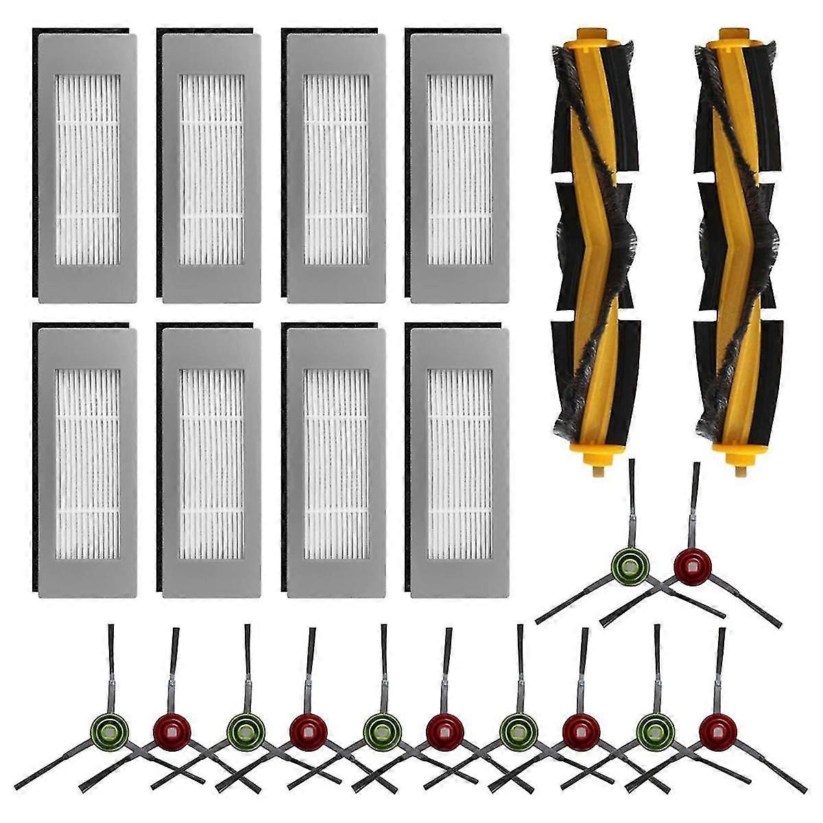 Brush Filter Accessories Replacement Parts Set, Main Brushes For Deebot T8 N8 Ozmo 950 920 Replacem