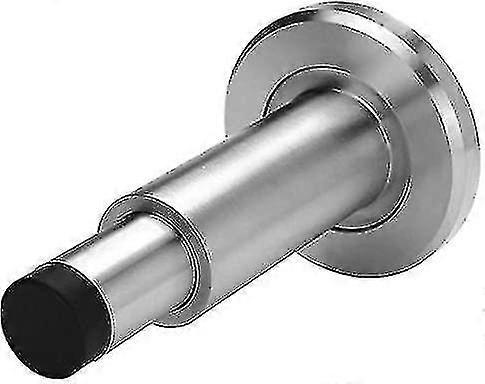 調整可能なソリッド304ステンレス鋼超厚鋳造ゴムヘビーデューティドアストッパー壁掛け内蔵ドアストッパードア(シルバー)(1個)