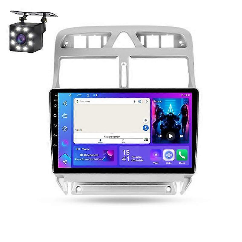 Android radio For Peugeot 307 1 2001 - 2008 Car stereo Multimedia Video Player carplay Auto GPS