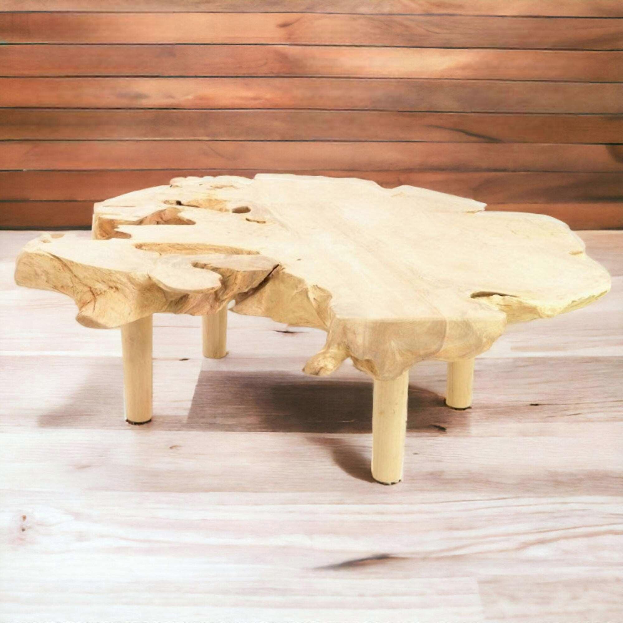 Slab Coffee Table - Tree Root