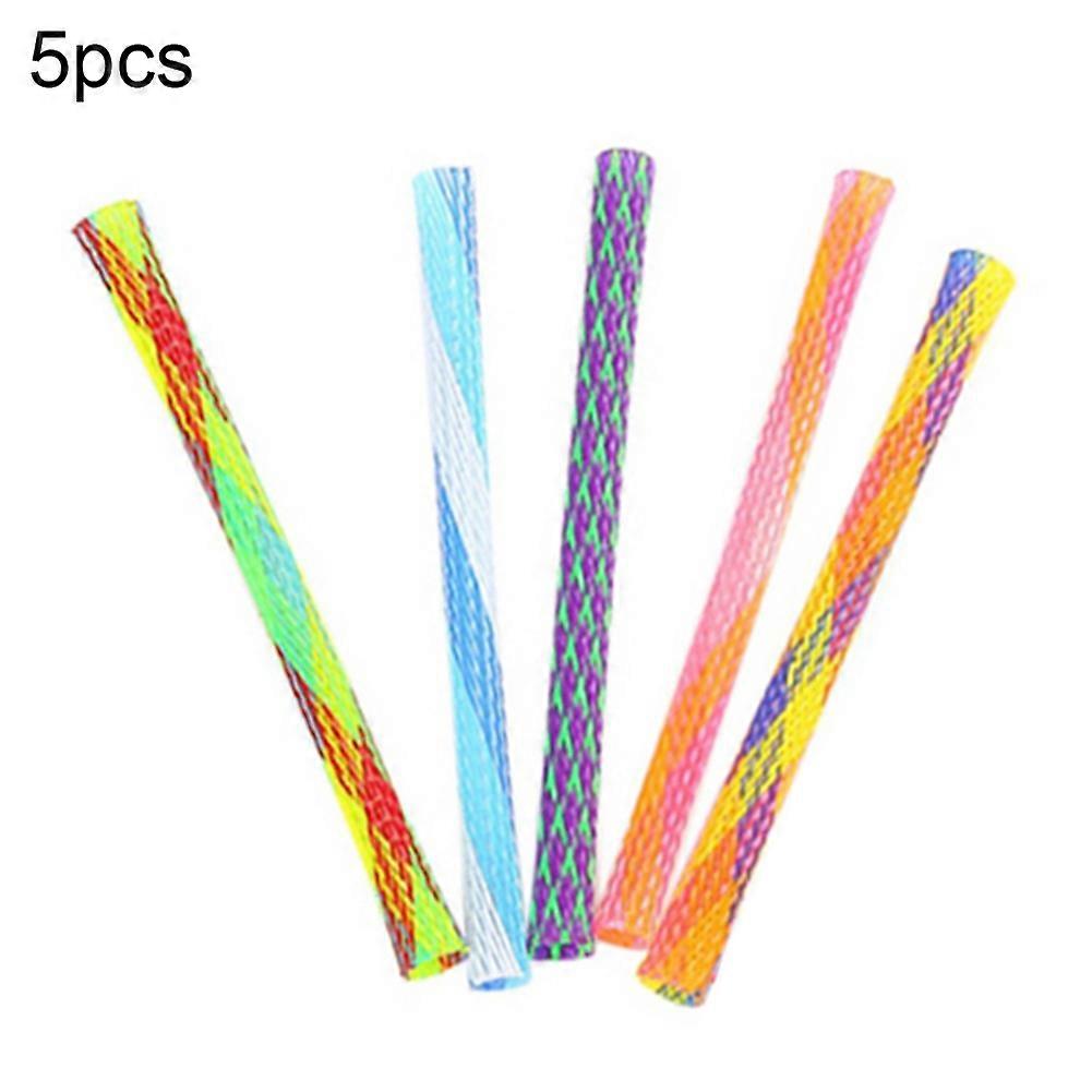 5/10Pcs Pet Cat Kitten Spring Teaser Flexible Interactive Play Scratch Chew Toy