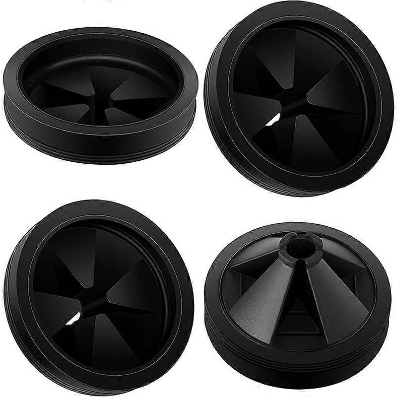 4 Pieces Garbage Disposal Splash Guard Collar 3 1/8 Inch Sink Baffle Food Waste Disposer Parts for
