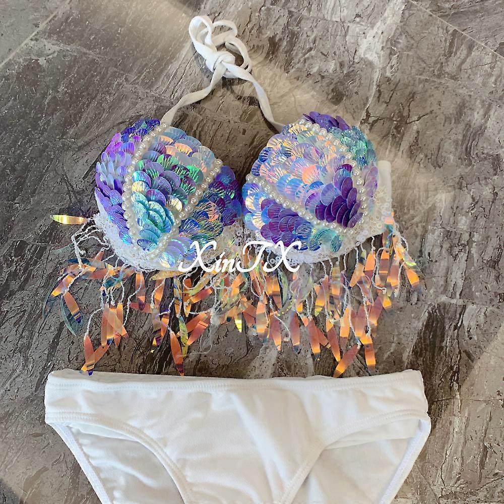 NEW!Mermaid Tail Big Mermaid Beach Costumes Adult Women Sexy Bikini Large  Tail Skin Swimsuits Summer Stage Performance Dress