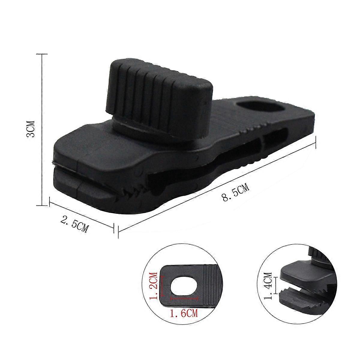 10Pcs Awning Rope Clamp Tarp Clamp Tarp Clip Reusable Tent Crocodile Clip Tent Canopy Clip for Awni