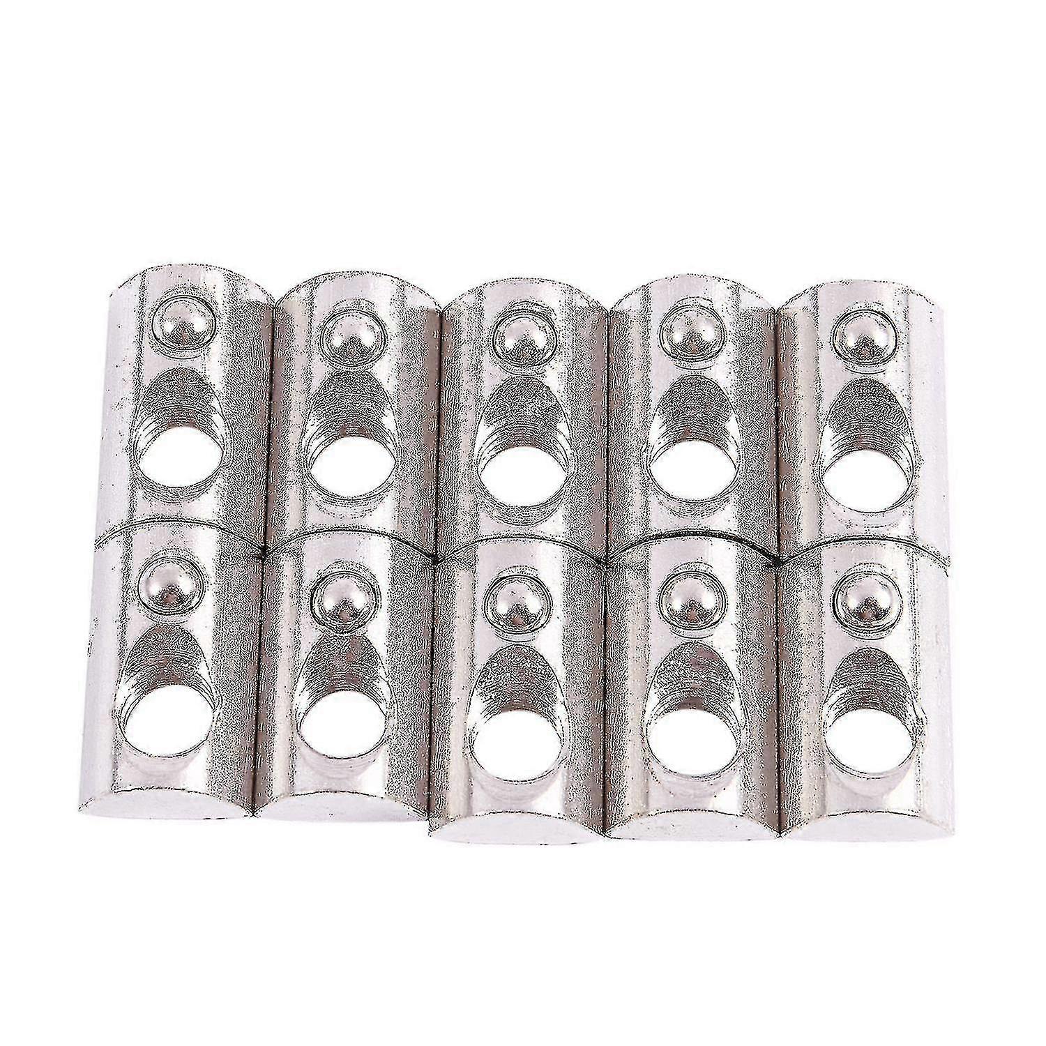 10x M8 Rosca hembra Roll-in Ball Spring T Slot Nut