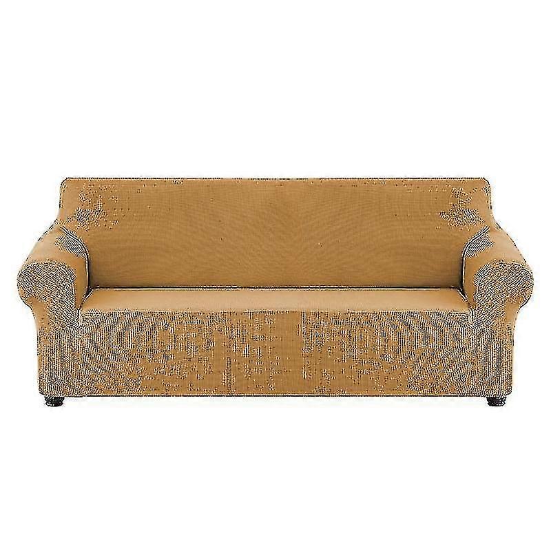 Stretch Sofa Slipcover Couch Protector Small Checks( Size,color : L-gold