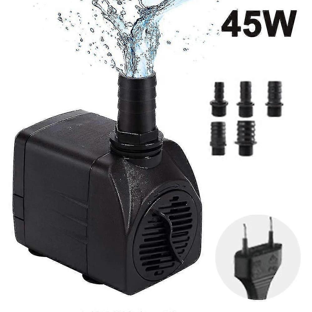 Dränkbar pumpvattenpump med fontänpump nätsladd