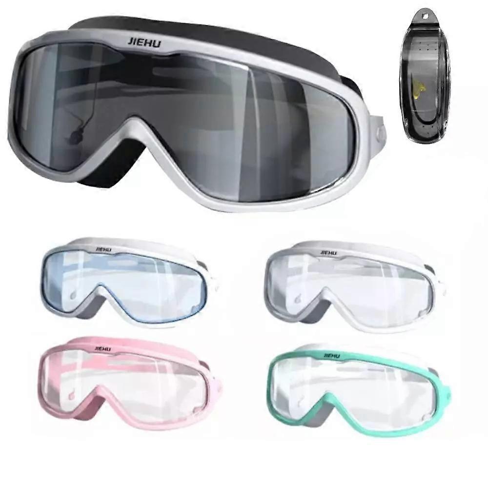 Lunettes de natation anti-buée Adultes Lunettes de plongée étanches à grande taille