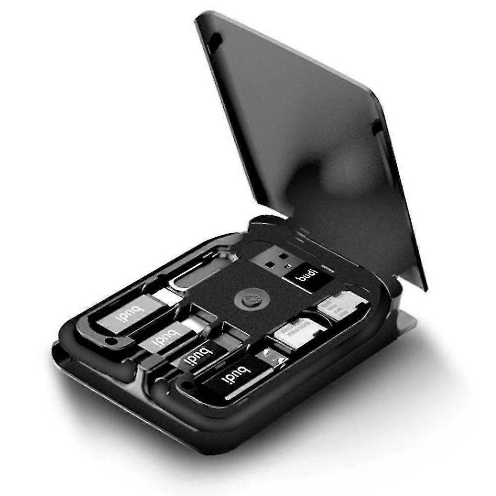 Multi-function Universal Smart Adapter Card Storage Box 15w Wireless Charging For Travel Portable S