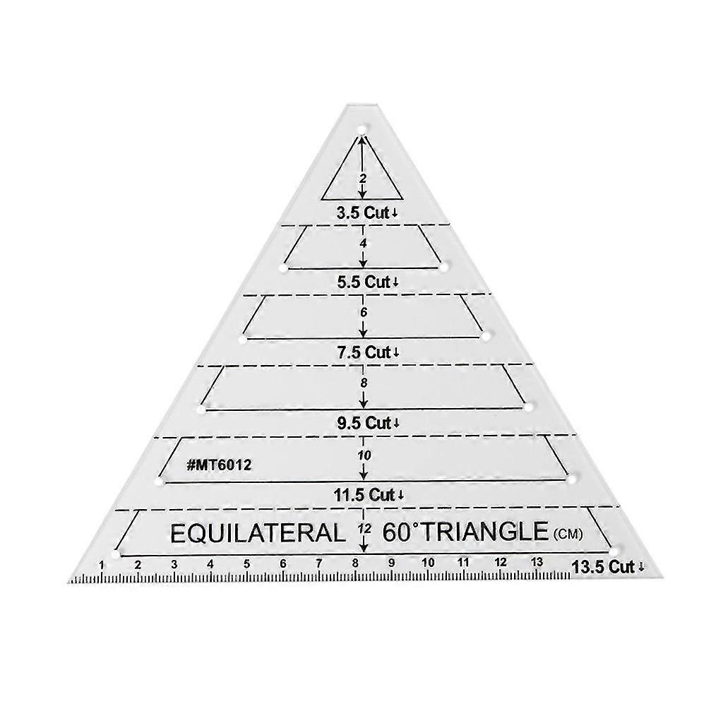 Patchwork Cutting Template Acrylic Ruler Cutting Ruler Diy Sewing Tools