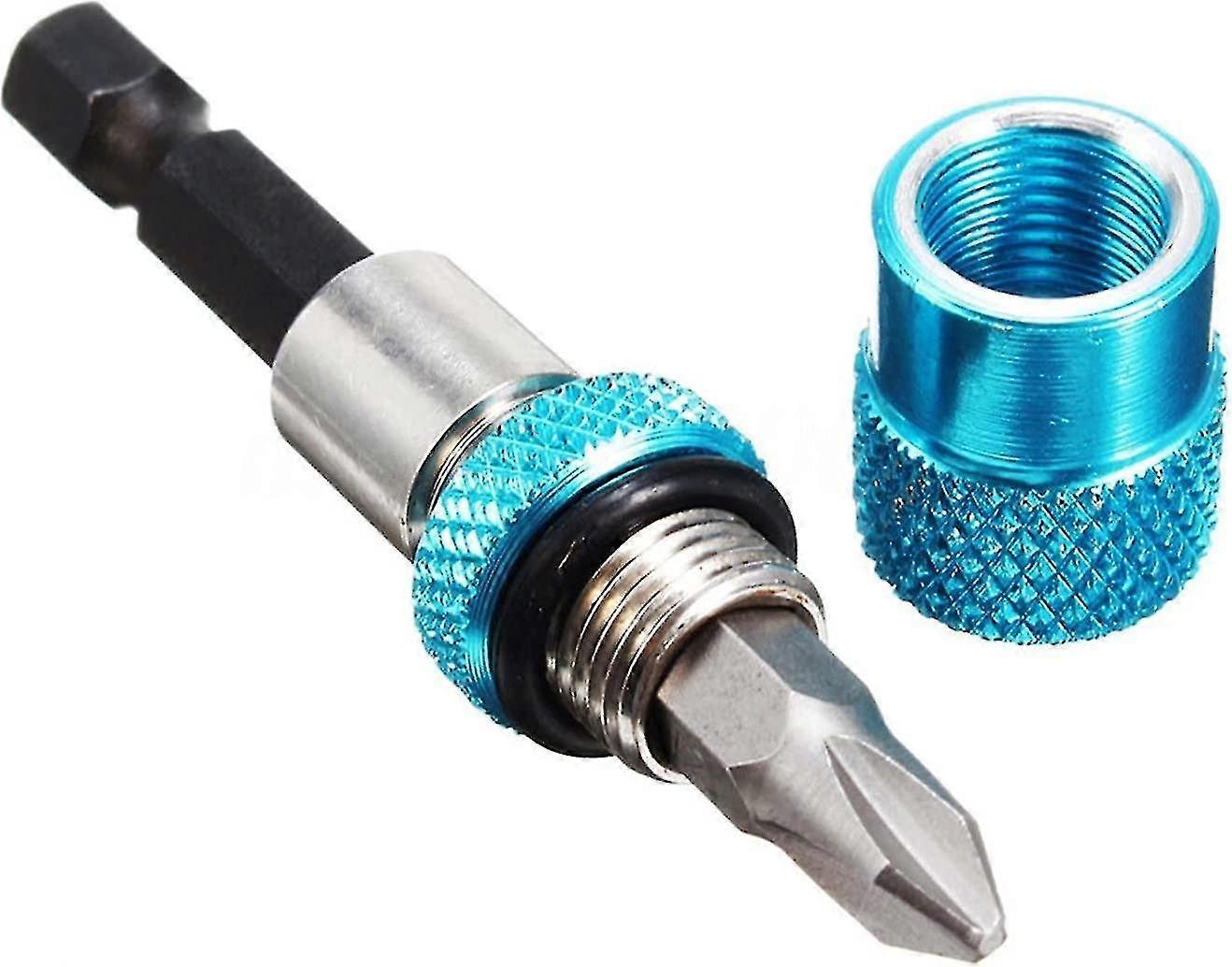 Screwdriver Bits Adjustable Screwdriver Bit Holder Magnetic Screwdriver Depth Drill Bit Extension Rod With Ph2 Head,quick Release, For Percussio