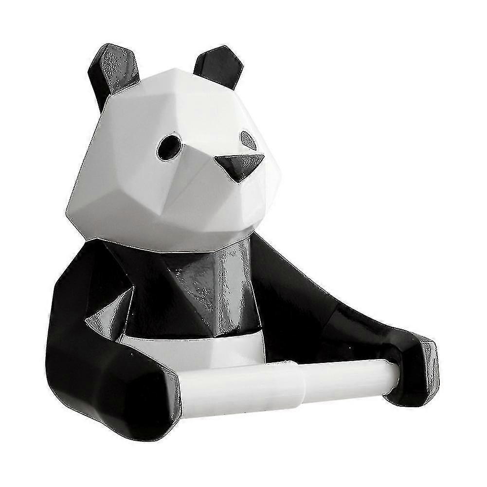 Panda Holder Kitchen Punch-free Wall-mounted Roll Paper Holder B