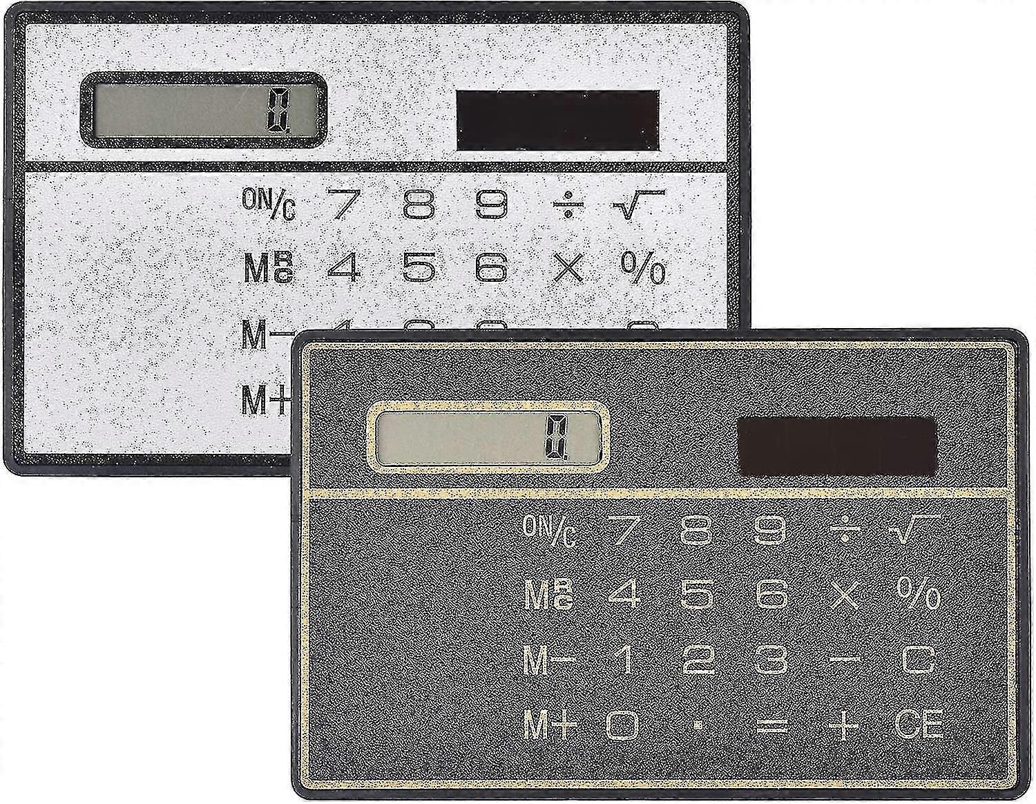 Calculators For Students, 8 Digit Slim Calculatorsolar Power Ultra Thin Calculators Desktop Calculator For Daily And Basic Office Home School Clas