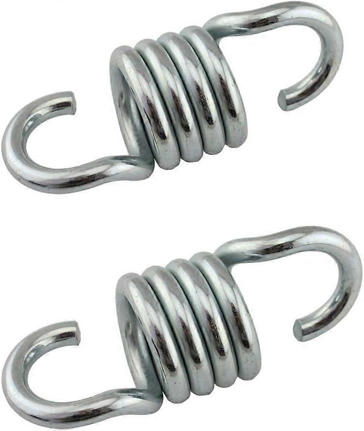 2 Pack Rustproof Galvanized Iron Hammock Springs for Hanging Chairs and Porch Swings Weight Capacity 500 lbs